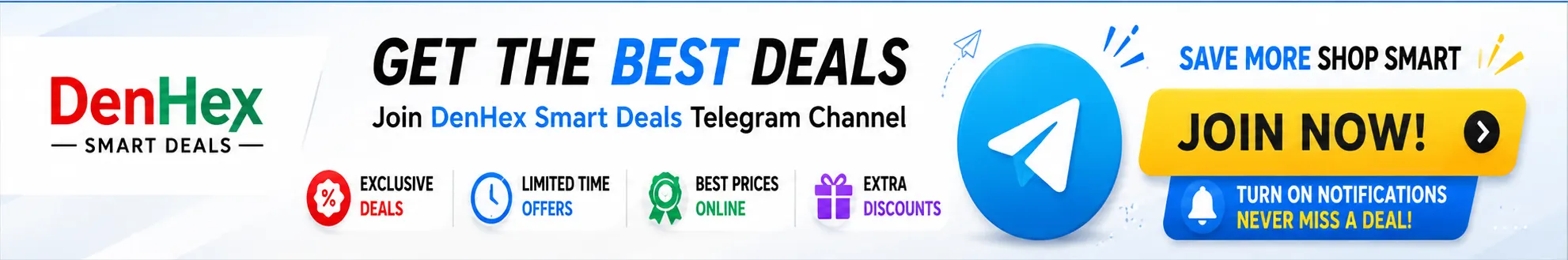 Join DenHex Smart Deals Telegram Channel